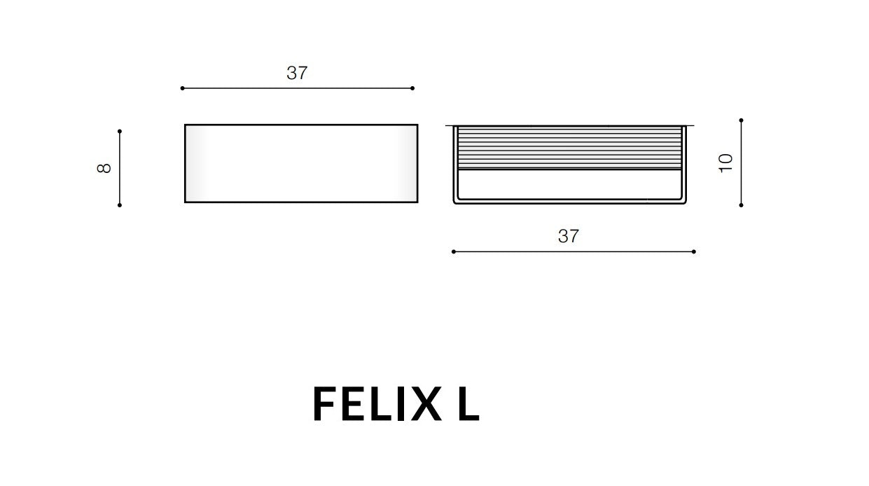 Wandleuchte Felix L AZ2427 Weiß (2)