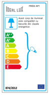 Wandleuchte Frida AP1 Kupfer (1)