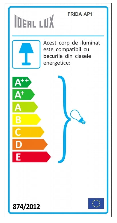 Wandleuchte Frida AP1 Rost (1)