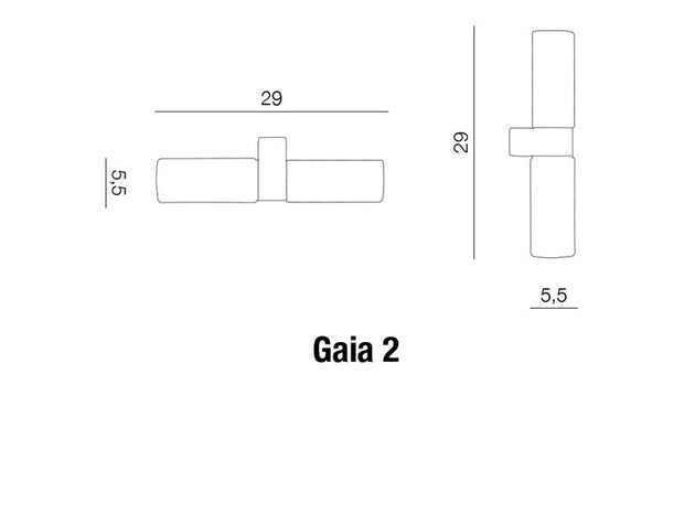 Wandleuchte Gaia 2 AZ1603 Weiß (2)