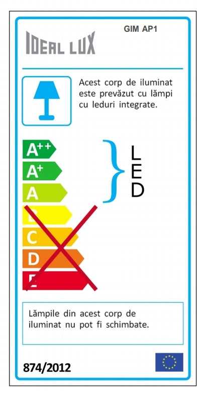 Wandleuchte Gim AP1 Schwarz (1)