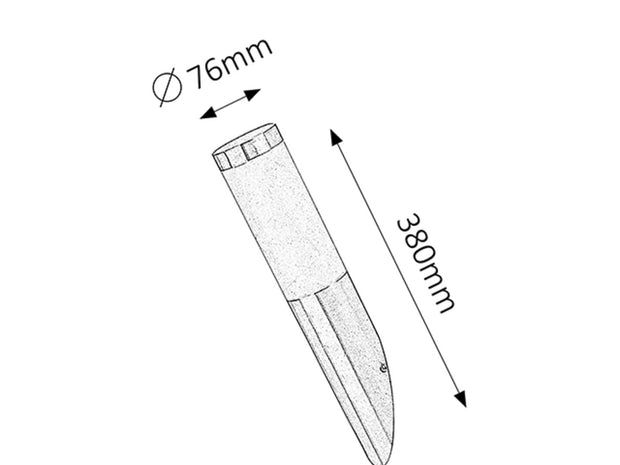 Wandleuchte Inox Torch Oblique 8261 Chrom (1)