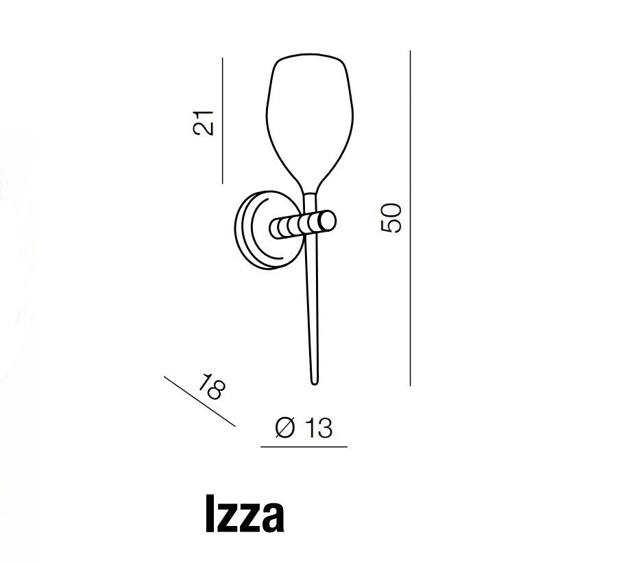 Wandleuchte Izza AZ1219 Bernstein (3)