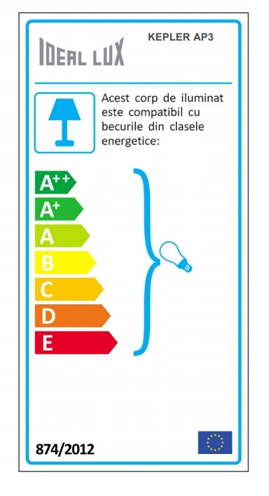 Wandleuchte Kepler AP3 Schwarz (1)