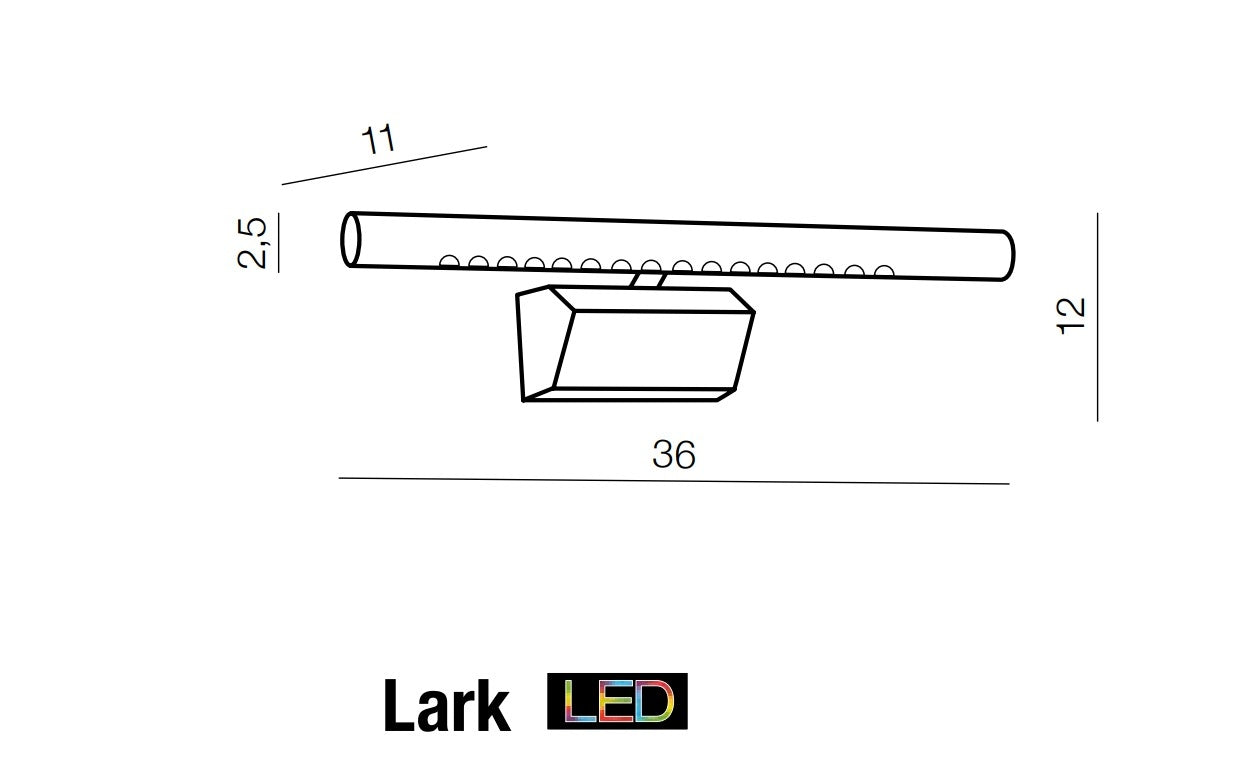 Wandleuchte Lark AZ1699 Nickel (2)