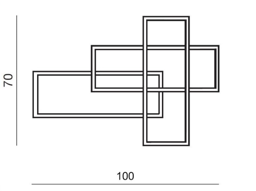 Wandleuchte Quadratus AZ2993 Weiß (3)