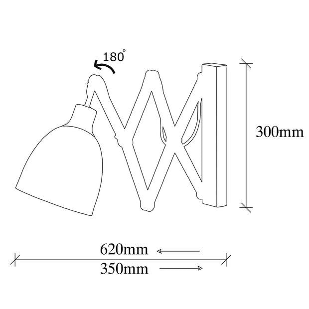 Wandleuchte Sivani MR-725 Anthrazit (5)