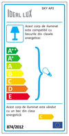 Wandleuchte Sky AP2 Weiß (1)