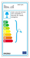 Wandleuchte Spot AP1 Weiß (1)