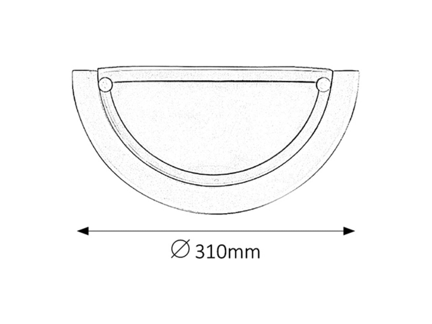 Wandleuchte Ufo 5161 Weiß (2)