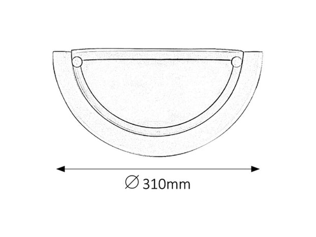 Wandleuchte Ufo 5161 Weiß (2)