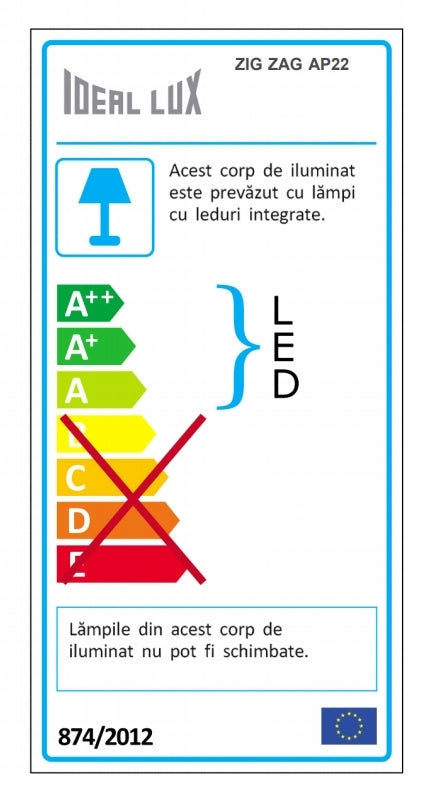 Wandleuchte Zig Zag AP22 Weiß (1)