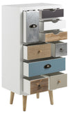 Highboard mit 9 schubladen Thais Mehrfarben (2)