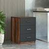 Highboard mit 3 schubladen, Vario C Eiche (2)