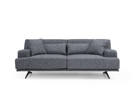 Sofa 2-Sitzer mit Stoff, Bentley Grau (1)