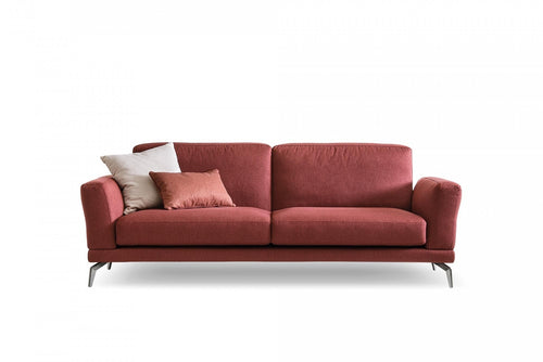 Sofa 3-Sitzer Estela Burgund