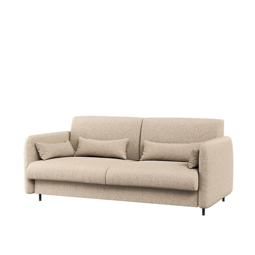 Sofa 3-Sitzer mit Stoff BC19 Beige, für Wandklappbett