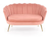 Sofa 2-Sitzer, mit Samtstoff Amory XL Rosa (2)