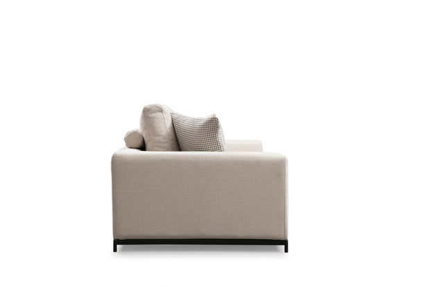 Sofa 3-Sitzer mit Stoff, Line Beige (8)