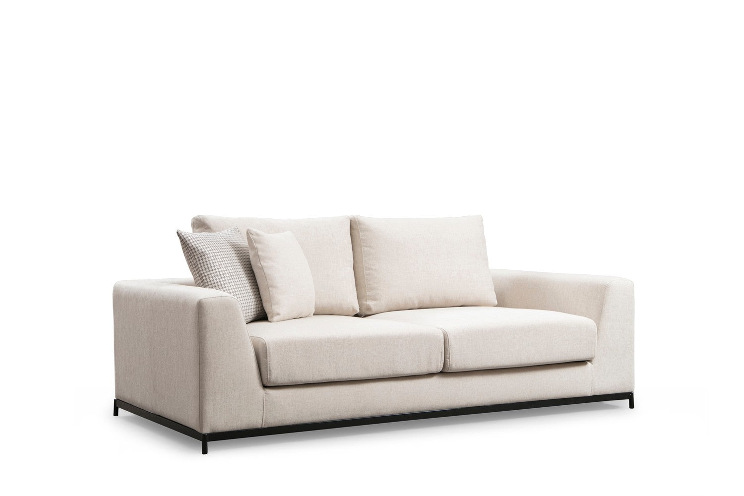 Sofa 3-Sitzer mit Stoff, Line Beige (4)