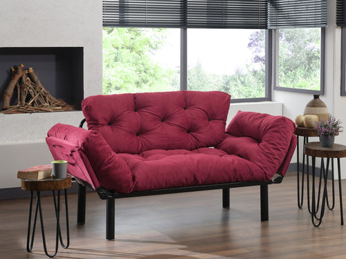 Gartensofa 3-Sitzer Nita Bordeaux