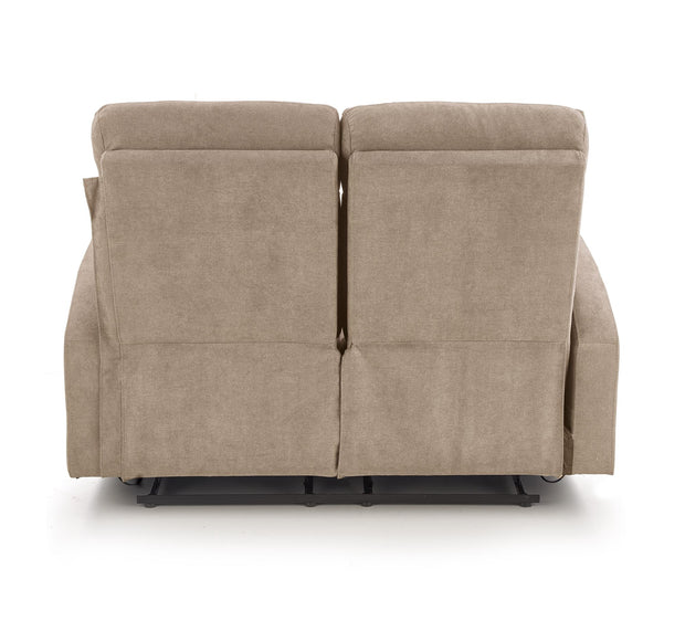 Sofa mit Relaxfunktion 2-Sitzer, aus Stoff Osmond 2S Beige (4)