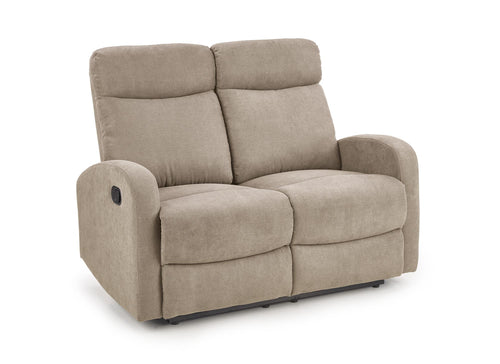 Sofa mit Relaxfunktion 2-Sitzer, aus Stoff Osmond 2S Beige