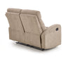 Sofa mit Relaxfunktion 2-Sitzer, aus Stoff Osmond 2S Beige (3)