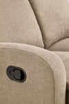 Sofa mit Relaxfunktion 2-Sitzer, aus Stoff Osmond 2S Beige (7)