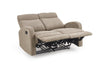 Sofa mit Relaxfunktion 2-Sitzer, aus Stoff Osmond 2S Beige (2)