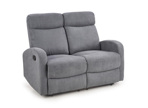 Sofa mit Relaxfunktion 3-Sitzer, aus Stoff Osmond 2S Grau