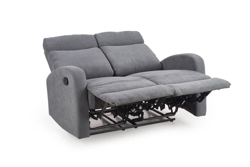 Sofa mit Relaxfunktion 3-Sitzer, aus Stoff Osmond 2S Grau (1)