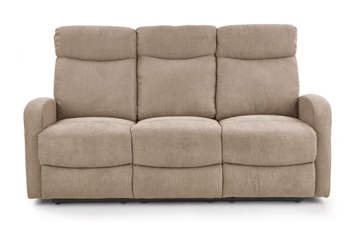 Sofa mit Relaxfunktion 3-Sitzer, aus Stoff Osmond 3S Beige (1)