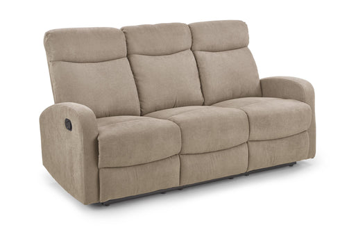 Sofa mit Relaxfunktion 3-Sitzer, aus Stoff Osmond 3S Beige