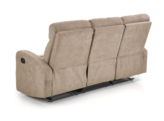 Sofa mit Relaxfunktion 3-Sitzer, aus Stoff Osmond 3S Beige (4)