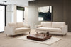 Sofa 3-Sitzer mit Samtstoff, Rome Beige (1)