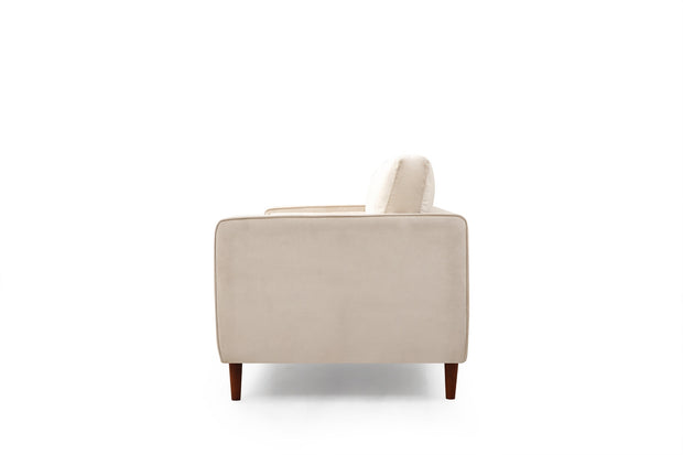 Sofa 3-Sitzer mit Samtstoff, Rome Beige (7)