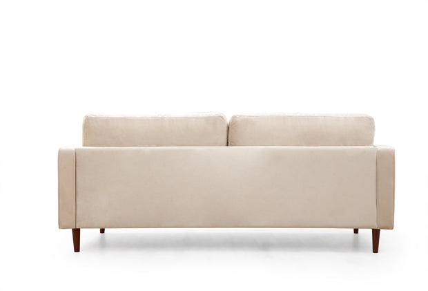 Sofa 3-Sitzer mit Samtstoff, Rome Beige (4)