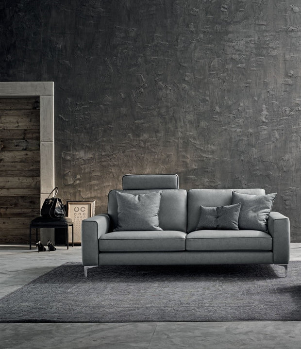 Sofa 3-Sitzer Russo Grau