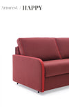 Schlafsofa 3-Sitzer Sabrini Rot (7)