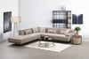 Ecksofa mit Chaiselongue Links, 5-Sitzer, aus Stoff, Bentley Beige