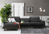 Ecksofa mit Chaiselongue Links, 3-Sitzer, aus Stoff, Frido Anthrazit (2)