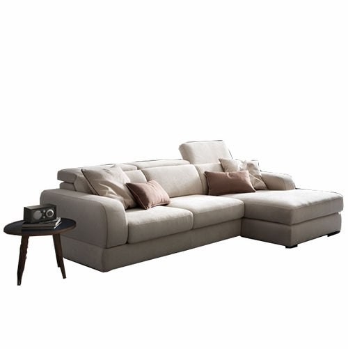 Ecksofa mit Chaiselongue Rechts, 4-Sitzer, Grafica Beige