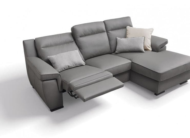 Ecksofa mit relaxfunktion mit Chaiselongue Rechts, 4-Sitzer, Hollister Grau (2)