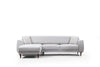 Ecksofa mit Chaiselongue Links, 3-Sitzer, aus Stoff, Image Grau (9)