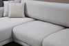 Ecksofa mit Chaiselongue Links, 3-Sitzer, aus Stoff, Image Grau (4)