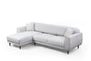 Ecksofa mit Chaiselongue Links, 3-Sitzer, aus Stoff, Image Grau (5)