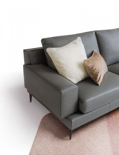 Ecksofa mit Chaiselongue Rechts, 4-Sitzer, Kenny Grau (2)