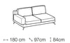 Ecksofa mit Chaiselongue Rechts, 4-Sitzer, Kenny Grau (3)