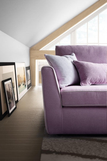 Ecksofa mit Chaiselongue Universelle, 3-Sitzer, Lolita Violett (2)